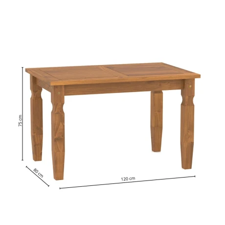 juego-de-comedor-4-sillas-linea-naturale-roble (3) Juego de Comedor 4 Sillas Reforzado