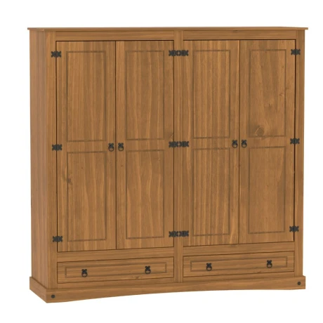 ropero-4-puertas-2-cajones-linea-naturale-roble (1) Ropero 4 Puertas 2 cajones